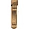 Ekena Millwork Olympic Arts and Crafts Rough Sawn Bracket w/ Offset Brace, Western Red Cedar, 6"W x 26"D x 26"H BKT0604X26X26OLY03RWR - alternate 2